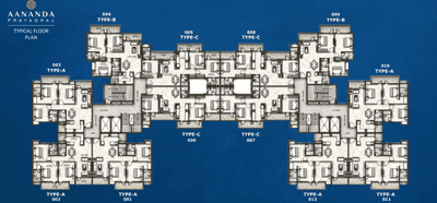Project Image of 1140.0 - 1590.0 Sq.ft 2 BHK Apartment for buy in Omaxe Aananda