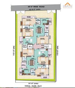 Project Image of 2000.0 - 2021.0 Sq.ft 3 BHK Apartment for buy in Swathi Subhadra