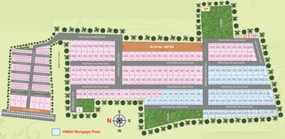 Sree Bhuvi Sterling County Layout Plan 1