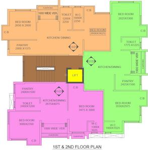 Project Image of 0.0 - 724.0 Sq.ft 2 BHK Apartment for buy in Samyra Enclave
