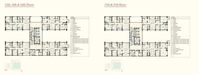 Project Image of 3438.0 - 3613.0 Sq.ft 3 BHK Apartment for buy in Udyatt