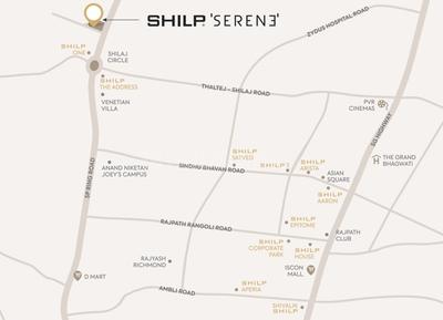 Project Image of 1745 Sq.ft 3 BHK Apartment / Flat for sale in Shilaj for Rs. 8500000