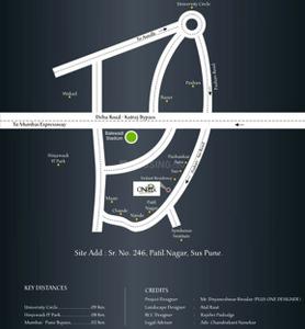 Project Image of 1023 Sq.ft 2 BHK Apartment / Flat for sale in Sus for Rs. 7500000