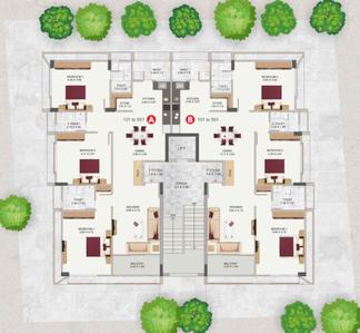 Project Image of 1253.57 - 1254.53 Sq.ft 3 BHK Apartment for buy in Abyss Ample Elysium 2