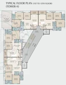Project Image of 1053.0 - 1098.0 Sq.ft 3 BHK Apartment for buy in Yogi Ananya