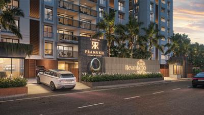 Pramukh Revanta second elevation in Surat view 3