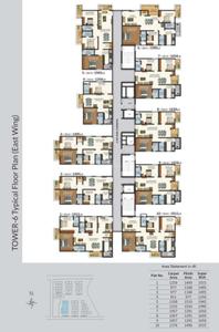 Project Image of 1495 Sq.ft 3 BHK Apartment / Flat for sale in Hafeezpet for Rs. 14000000