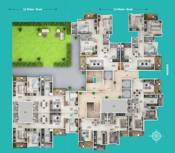 Project Image of 1165.0 - 1560.0 Sq.ft 2 BHK Apartment for buy in Leverage Green Woods Unity C Grand
