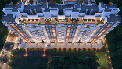 Project Image of 1200.0 - 1600.0 Sq.ft 2 BHK Apartment for buy in Ajmera Marina