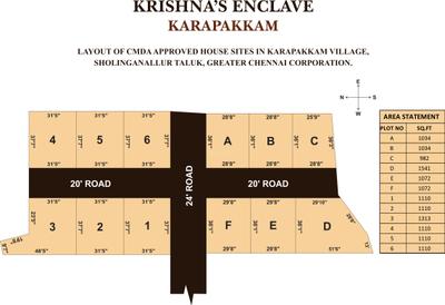 Project Image of 982.0 - 1541.0 Sq.ft Residential Plot Plot for buy in Krishna Enclave