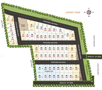 Kaku Elegant Square Layout Plan 1