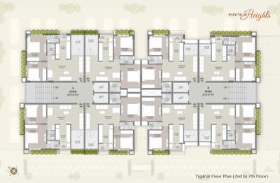 Project Image of 0.0 - 1278.0 Sq.ft 2 BHK Apartment for buy in Patrakar Heights