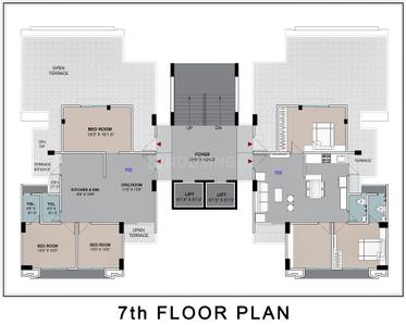 Project Image of 623.0 - 774.0 Sq.ft 2 BHK Apartment for buy in Suvarna Developers Residency