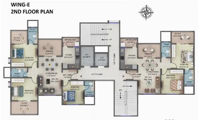 Project Image of 806.86 - 1097.6 Sq.ft 2 BHK Apartment for buy in Maloji Amar Ornate II