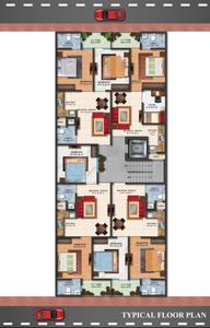 Project Image of 500.0 - 1300.0 Sq.ft 1 BHK Apartment for buy in JBS Krishna Vatika 2