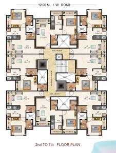 Project Image of 438.0 - 468.0 Sq.ft 1 BHK Apartment for buy in Shree Morivali Richmand Park