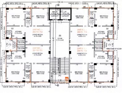 Project Image of 429.26 - 434.22 Sq.ft 2 BHK Apartment for buy in Shree Ajnesh Appartment