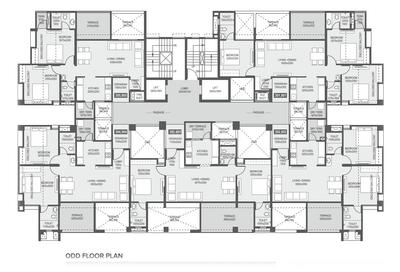 Project Image of 890.0 - 959.0 Sq.ft 2 BHK Apartment for buy in Saarrthi Shivalik