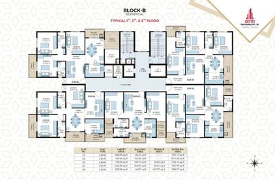 Project Image of 1135.17 - 2038.81 Sq.ft 2 BHK Apartment for buy in Omm Shyam Shanti Estates