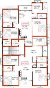 Project Image of 0.0 - 1293.0 Sq.ft 3 BHK Apartment for buy in Perfect Panthea