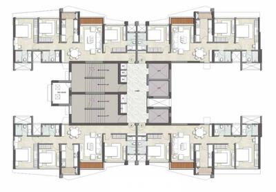 Project Image of 1074.0 - 1800.0 Sq.ft 3 BHK Apartment for buy in Kalpataru Magnus