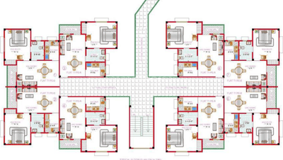 Project Image of 0.0 - 943.19 Sq.ft 2 BHK Apartment for buy in Dolphin Anand Dham T2