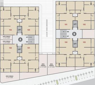 Project Image of 0.0 - 615.37 Sq.ft 2 BHK Apartment for buy in Nilkanth Parivar
