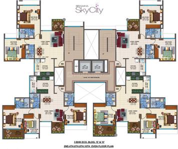 Project Image of 1200 Sq.ft 3 BHK Apartment / Flat for sale in Dhanori for Rs. 8500000