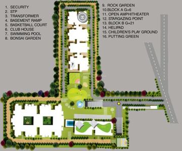 Project Image of 1545.0 - 2600.0 Sq.ft 3 BHK Apartment for buy in Green City Eutopia