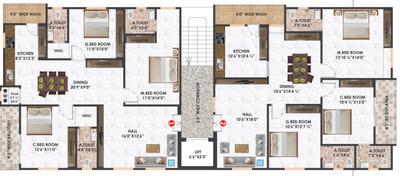 Project Image of 0.0 - 1550.0 Sq.ft 3 BHK Apartment for buy in Tado Empire Signature