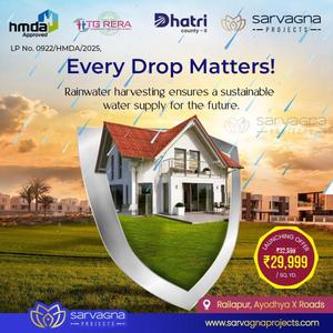 Project Image of 1350.0 - 1989.0 Sq.ft Residential Plot Plot for buy in Dhatri County 2