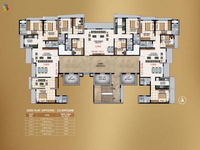 Project Image of 414.09 - 1050.0 Sq.ft 1 BHK Apartment for buy in Sanghvi S3 Epitome