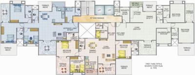 Project Image of 726.0 - 1139.0 Sq.ft 3 BHK Apartment for buy in Sai Brooklands Phase 1