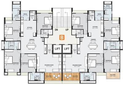 Project Image of 2655 Sq.ft 3 BHK Apartment / Flat for sale in Koteshwar for Rs. 12500000