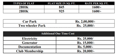 Project Image of 800.0 - 925.0 Sq.ft 2 BHK Apartment for buy in Srijani Housing Complex