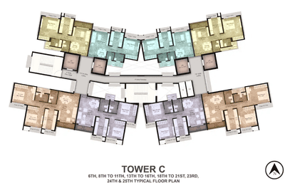 Project Image of 382.44 - 631.84 Sq.ft 1 BHK Apartment for buy in Metro Satyam Queens Necklace