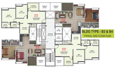 Project Image of 574.9 - 671.56 Sq.ft 2 BHK Apartment for buy in F5 Green County