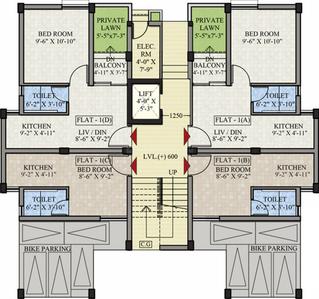 Project Image of 178.0 - 485.0 Sq.ft 1 RK Apartment for buy in Martin Jeevanam Phase 1