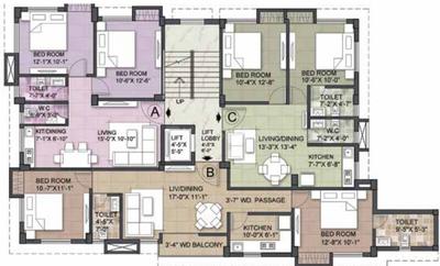 Project Image of 828.0 - 1477.0 Sq.ft 2 BHK Apartment for buy in Swastic 54A Hazra Road