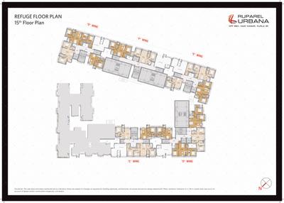 Project Image of 0.0 - 595.0 Sq.ft 2 BHK Apartment for buy in Ruparel Urbana