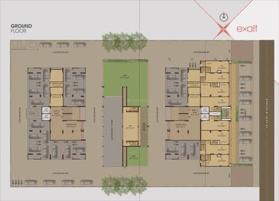 Project Image of 740.02 - 968.11 Sq.ft 3 BHK Apartment for buy in Shakti Exalt