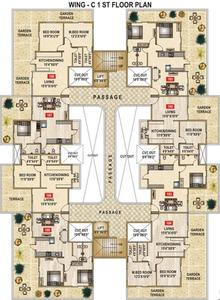 Image of 1020 Sq.ft 2 BHK Apartment / Flat for sale in Skyways Sereno, Lohegaon, Pune for Rs. 7190000