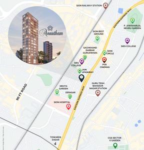 Project Image of 806 Sq.ft 2 BHK Apartment / Flat for sale in Sion for Rs. 36500000