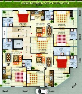 Project Image of 595.0 - 1295.0 Sq.ft 1 BHK Apartment for buy in APS Gold