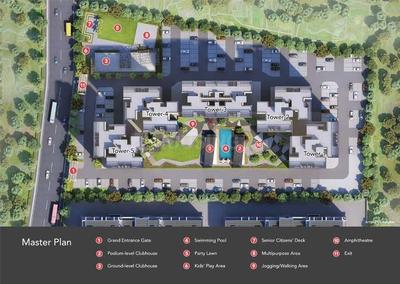 Project Image of 696.0 - 989.0 Sq.ft 2 BHK Apartment for buy in Kohinoor Riverdale 