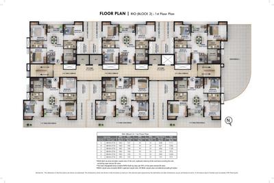 Project Image of 903.0 - 1130.0 Sq.ft 3 BHK Apartment for buy in Merlin Lakescape Phase II