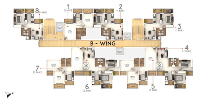 Project Image of 670 Sq.ft 1 BHK Apartment / Flat for sale in Badlapur West for Rs. 2699000