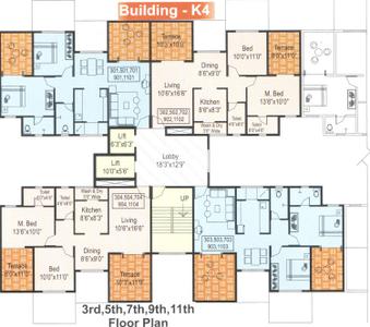 Project Image of 885.0 - 1062.0 Sq.ft 2 BHK Apartment for buy in Kate Puram Phase 2