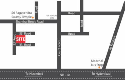 KVSS Srinivasa Nilayam Location Plan 1