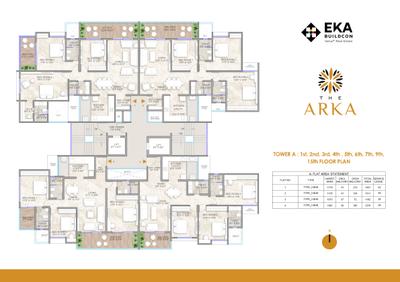 Project Image of 1173.0 - 1431.0 Sq.ft 3 BHK Apartment for buy in The Arka